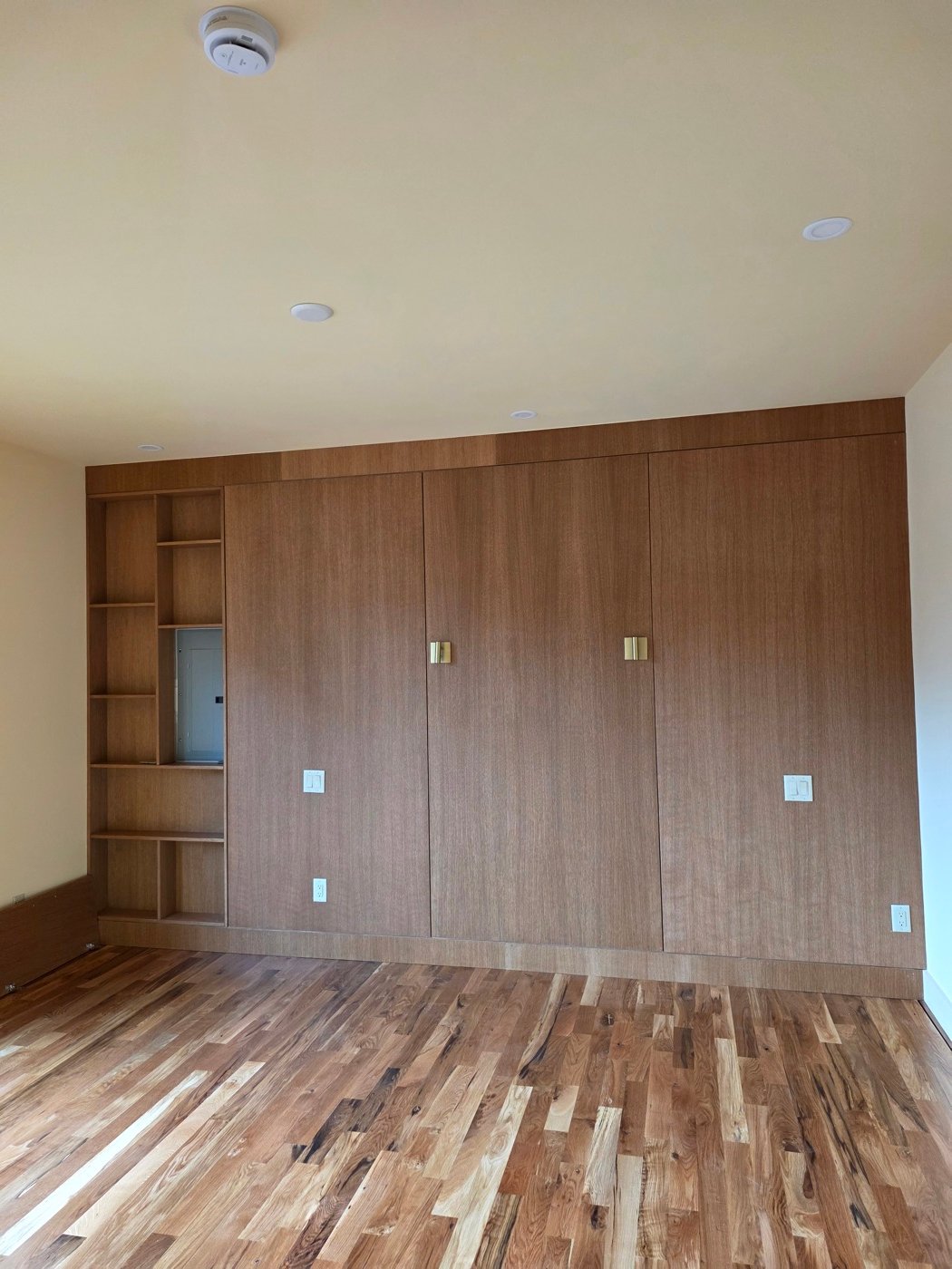 Custom built-in bookcases and cabinetry in a Marion, NC home
